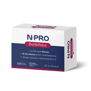 NPro Butibifidus (butirato para colon) 60 cápsulas