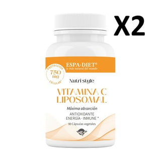 Pack 2 unidades Vitamina C Liposomal 90 cápsulas Espadiet