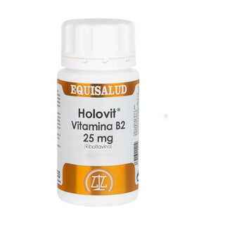 Holovit Vitamina B2 Equisalud 50 cápsulas 25 mg