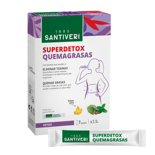Superdetox quemagrasas 7 sticks Santiveri
