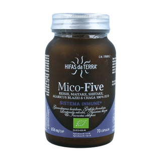 Mico-Five + Chaga Hifas da Terra 70 cápsulas