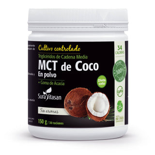 MCT (triglicéridos de cadena media) coco 150 g SuraVitasan