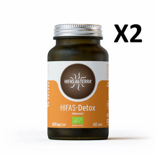 Pack 2 unidades Hifas Detox Hifas da Terra 60 cápsulas