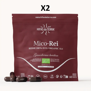 PACK 2 UNIDADES MICO-REI 60 CAPS FORMATO REFILL HIFAS DA TERRA