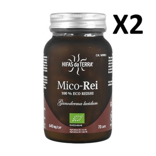 Pack 2 unidades Mico Rei 70 cápsulas Hifas da Terra