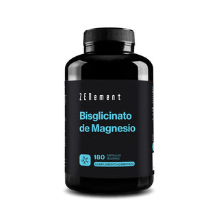 Bisglicinato de Magnesio - 180 Cápsulas Veganas Zenement