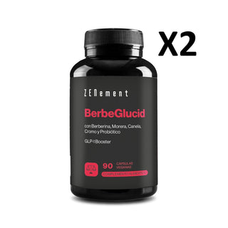 Pack 2 unidades BerbeGlucid - 90 Cápsulas Veganas Zenement