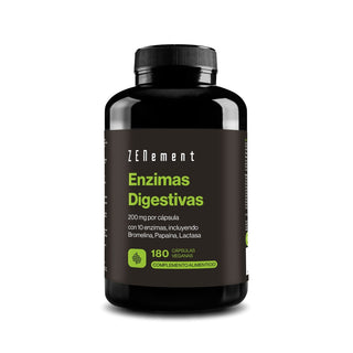 Enzimas Digestivas - 180 Cápsulas Veganas Zenement