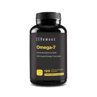 Omega-7 Aceite de espino amarillo - 120 Cápsulas blandas Veganas Zenement