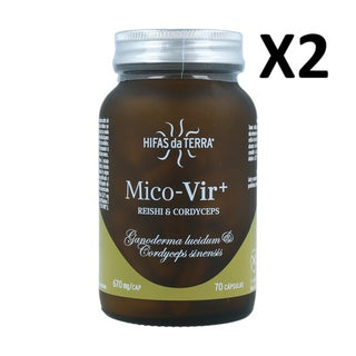 Pack 2 unidades Mico vir Hifas da Terra 70 cápsulas
