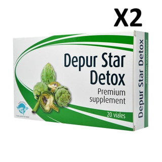 Pack 2 unidades Depur Star Detox 20 viales Espadiet