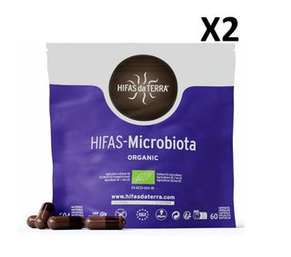 Pack 2 unidades Hifas da Terra Microbiota 60 cápsulas formato refill