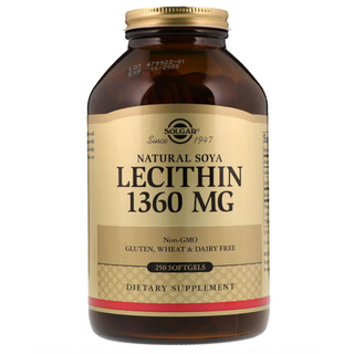 Lecitina de soja 1360 mg 180 cápsulas blandas Solgar