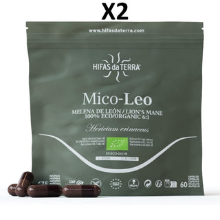 PACK 2 UNIDADES MICO-LEO 60 CAPS FORMATO REFILL HIFAS DA TERRA