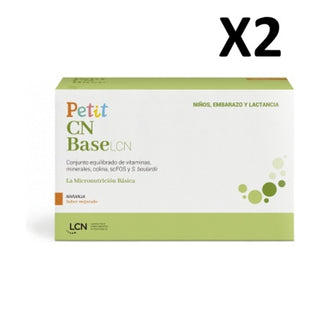 Pack 2 unidades Petit CN Base (Sabor Naranja) 30 sobres LCN