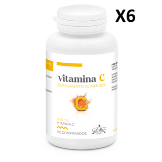 Pack 6 unidades Vitamina C Jellybell 100 comprimidos