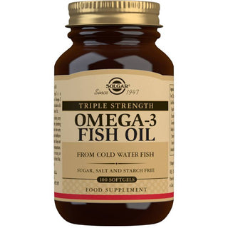 Omega 3 fish oil 100 cápsulas Solgar